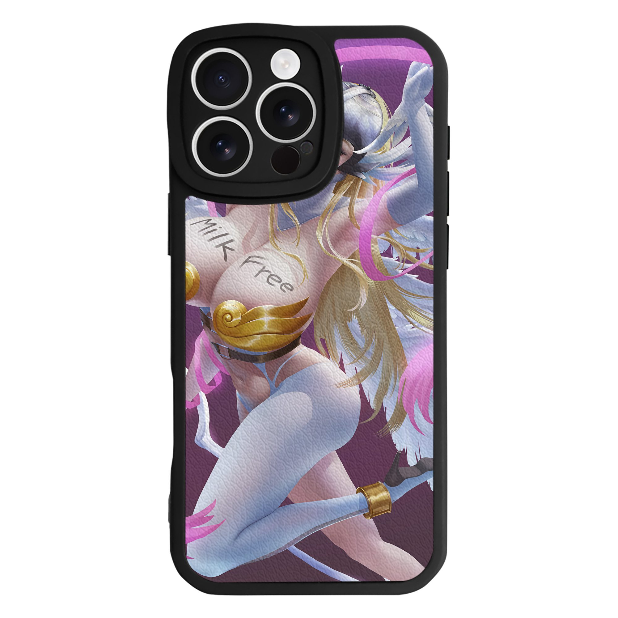 （画像用） Digimon デジタルモンスター/デジモン 【iPhone 16シリーズ対応】シリコンスマホケース（レザー調） 材質：シリコン